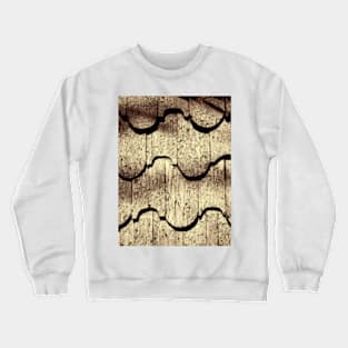 Cracked Paint on Shingles. Crewneck Sweatshirt